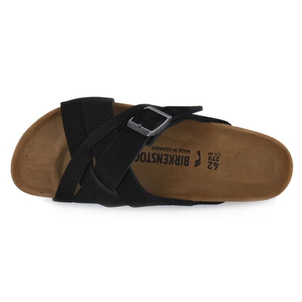 Rantakengät Birkenstock Lugano Desert Buck Lea Calz S Mustat 42