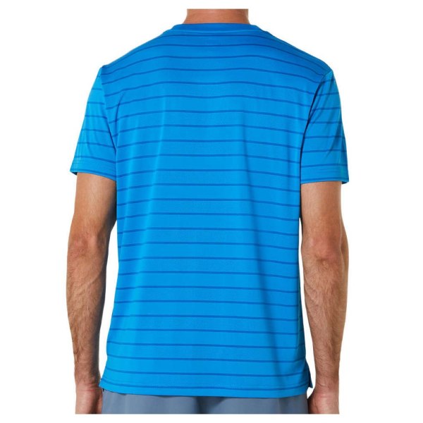 Shirts Asics Court Stripe Blå 182 - 186 cm/L