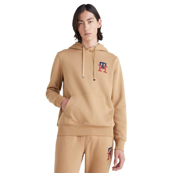 Puserot je Fleecet Tommy Hilfiger Essential Monogram Hoody Beesit 184 - 188 cm/XL