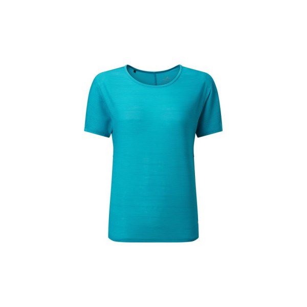 T-paidat Ronhill Life Wellness SS Tee W Turkoosit 163 - 167 cm/S