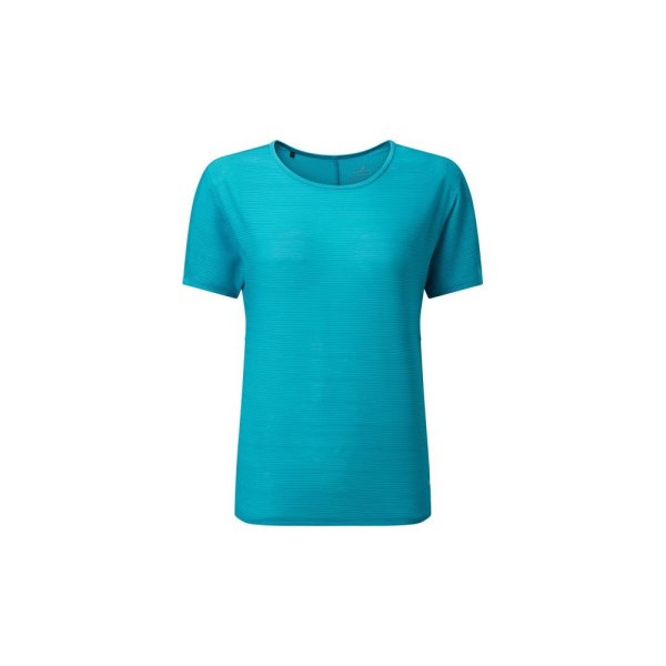 T-shirts Ronhill Life Wellness SS Tee W Turkis 163 - 167 cm/S