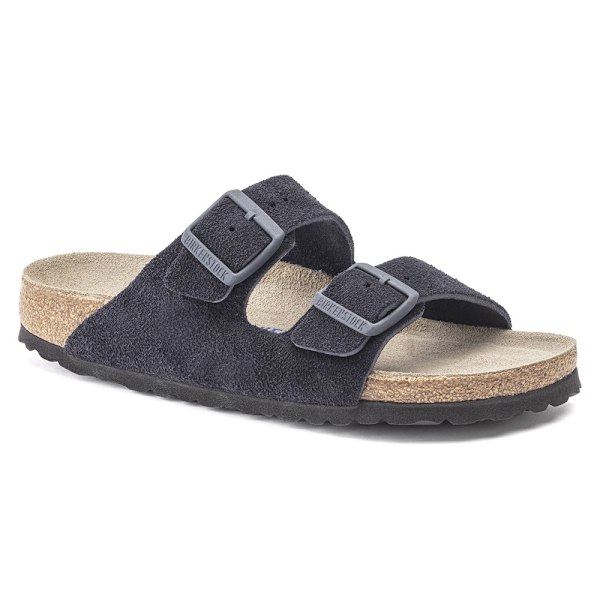 Rantakengät Birkenstock Arizona Sfb Midnight Narrow Fit Tummansininen 43