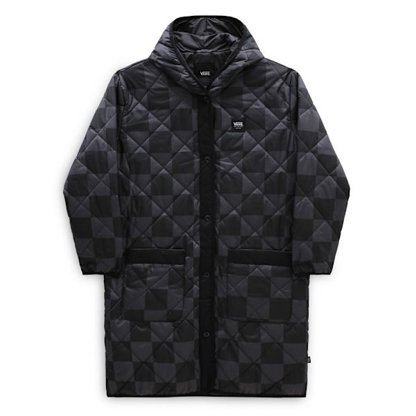 takki Vans MASON LONG HOODED LINER JACKET MTE1 Mustat 168 - 172 cm/M