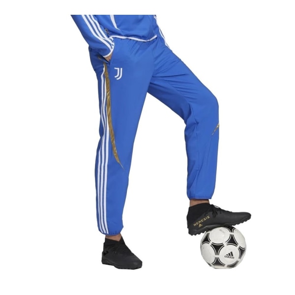 Byxor Adidas Juve Trening Woven Pant Blå 170 - 175 cm/M