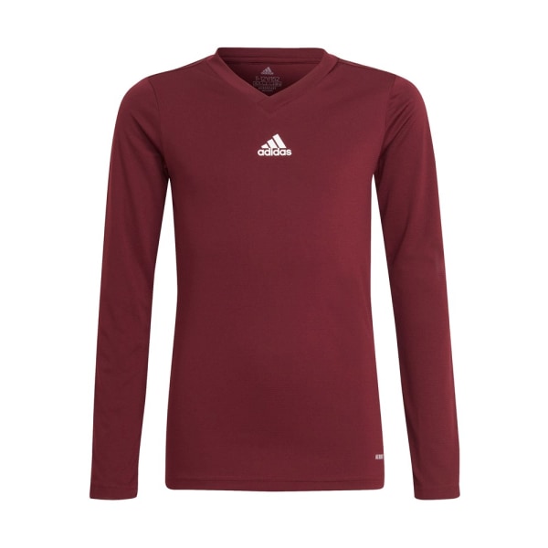 T-paidat Adidas JR Team Base Tee Tummanpunainen 147 - 152 cm/M