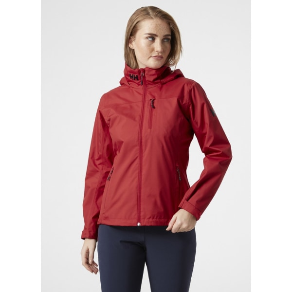 takki Helly Hansen Crew Hooded Midlayer Punainen 166 - 170 cm/M