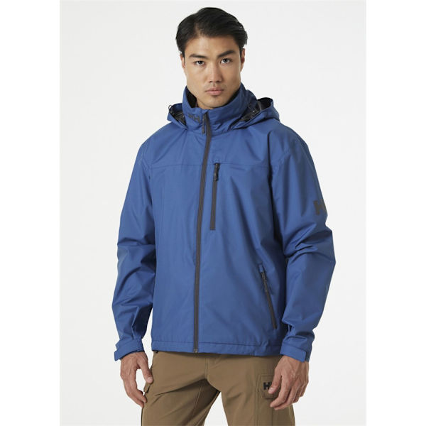 Jakker Helly Hansen Crew Hooded Jacket Blå 179 - 185 cm/L