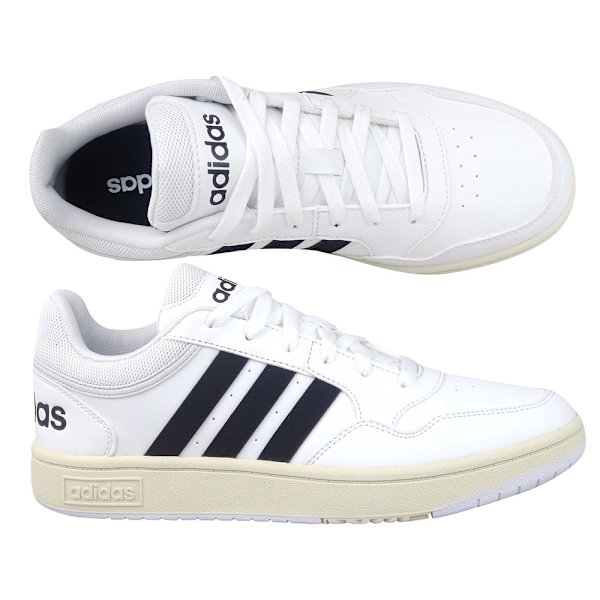 Lågskor Adidas Hoops 30 Vit 41 1/3