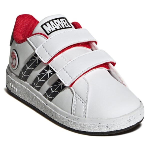 Puolikengät Adidas Grand Court X Marvel Spider-man Valkoiset 22