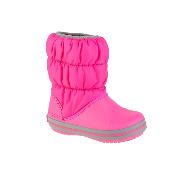 Lumisaappaat Crocs Winter Puff Boot JR Vaaleanpunaiset 34