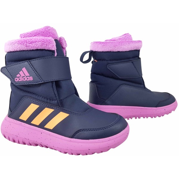Støvler Adidas Winterplay C Flåde,Lilla 35
