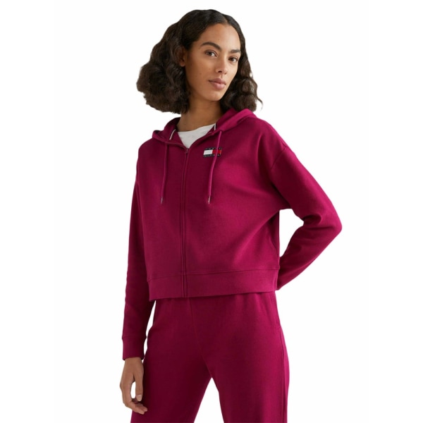 Puserot je Fleecet Tommy Hilfiger UW0UW03015VWU Tummanpunainen 158 - 162 cm/XS