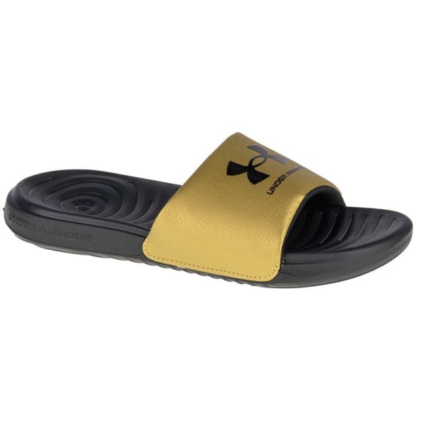 Tofflor Under Armour Ansa Fixed Slides Grafit,Gula 40.5