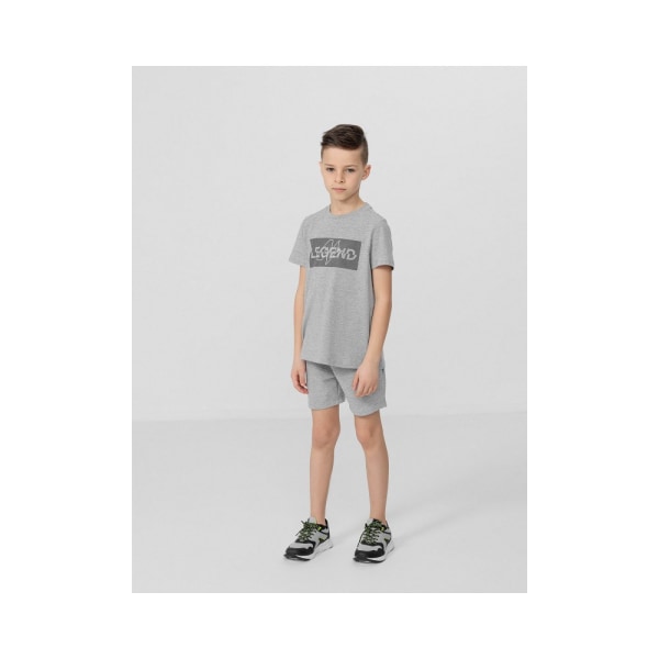 T-shirts 4F JTSM005 Grå 128 - 133 cm