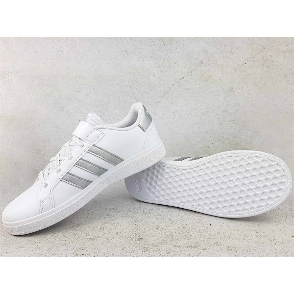 Puolikengät Adidas Grand Court 20 EL Valkoiset 31