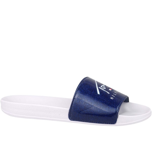 Tøffel Tommy Hilfiger Smile Print Pool Slide Flåde 35