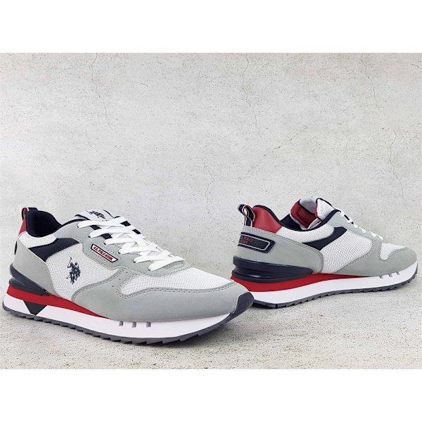 Puolikengät U.S. Polo Assn BUZZY001LGRRED02 Valkoiset,Harmaat 44