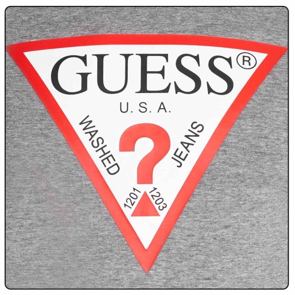 T-shirts Guess Original Logo Grå 183 - 187 cm/L
