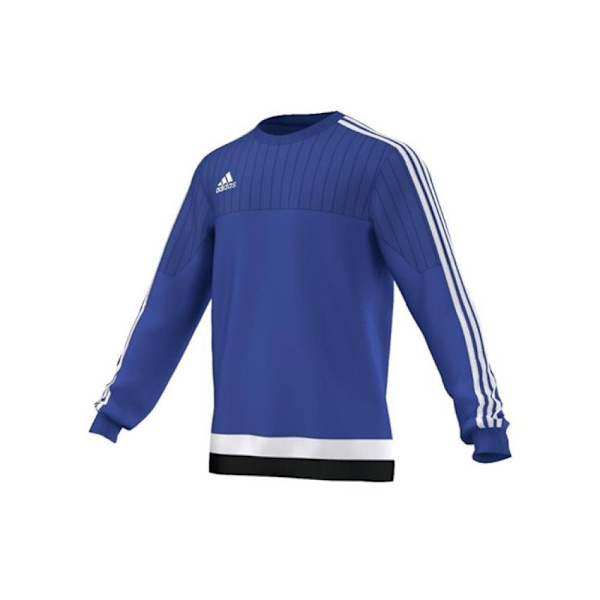 Sweatshirts Adidas Tiro 15 Sweat Top Vit,Blå,Svarta 164 - 169 cm/S
