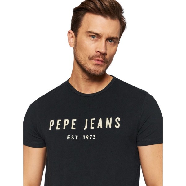 Frø champion Tilpasning T-shirts Pepe Jeans PM503906999 Sort 182 - 187 cm/XL b6c1 | Svarta | 182 -  187 cm/XL | Fyndiq