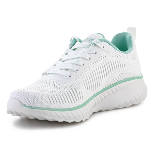 Sneakers low Skechers Bobs Squad Chaos Parallel Lines Hvid 41