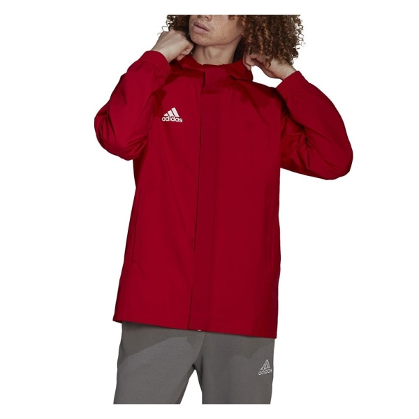 Jakker Adidas Entrada 22 All Weather Rød 188 - 193 cm/XXL