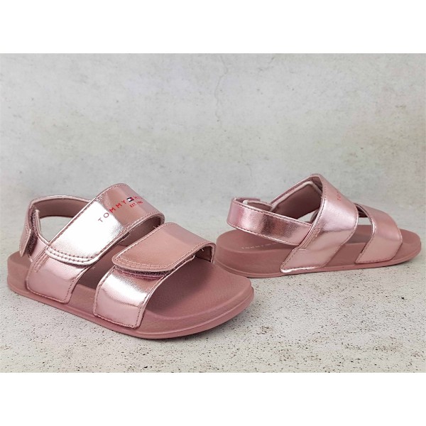 Sandaalit Tommy Hilfiger Logo Velcro Sandal Vaaleanpunaiset 29