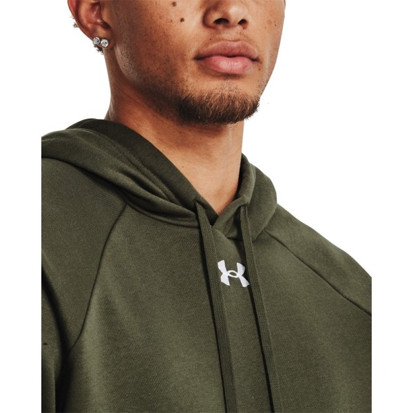 Sweatshirts Under Armour Ua Rival Fleece Hoodie Oliv 173 - 177 cm/S