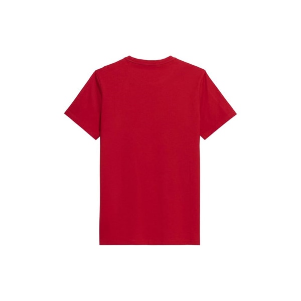 T-paidat 4F SS23TTSHM539CZERWONY Punainen 176 - 179 cm/M
