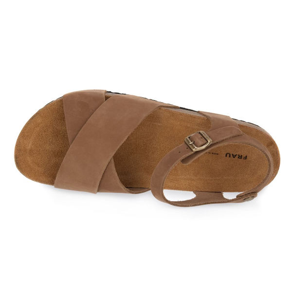 Sandaler Frau Nabuk Sabbia Brun 37