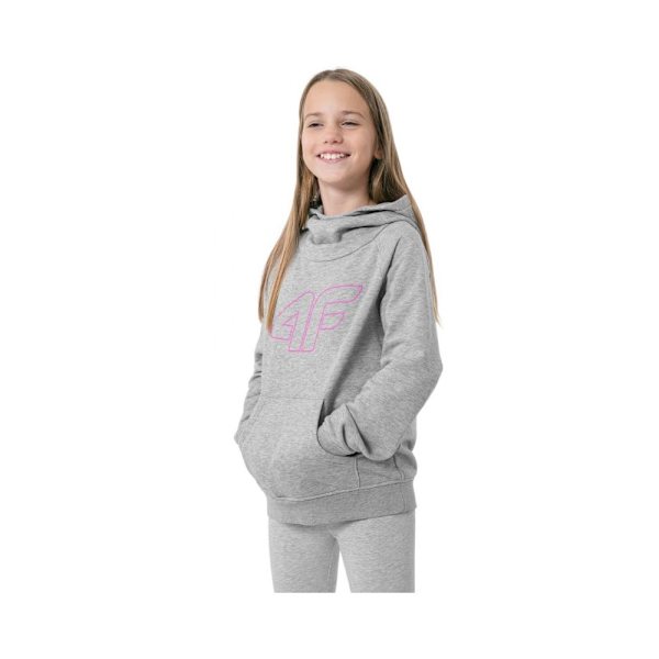 Sweatshirts 4F JBLD002 Grå 128 - 133 cm