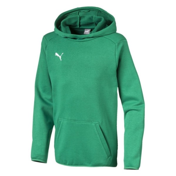 Puserot je Fleecet Puma Liga Casuals Hoody JR Vihreät 140 - 152 cm/M