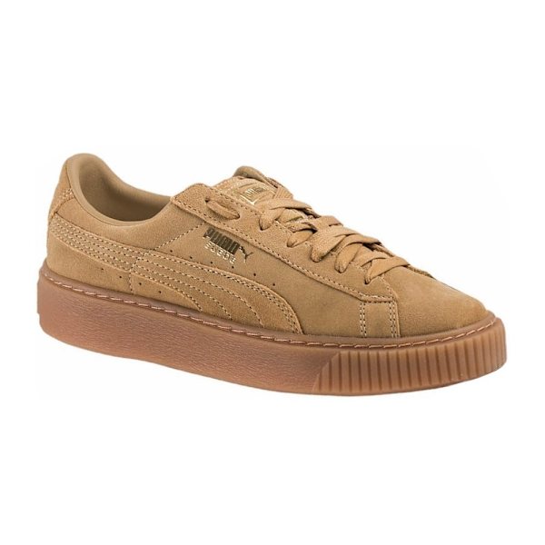 Lågskor Puma Suede Platform Beige 36