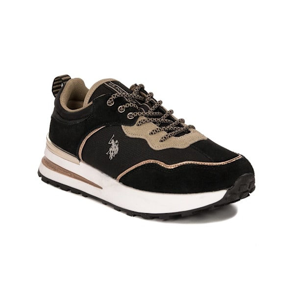 Sneakers low U.S. Polo Assn SOFIA002BLKBEI01 Guld,Sort 41