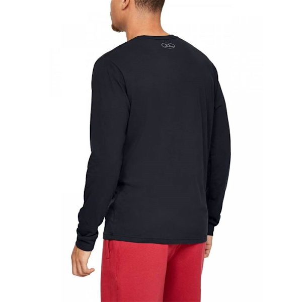 Shirts Under Armour Sportstyle Left Chest LS Svarta 188 - 192 cm/XL