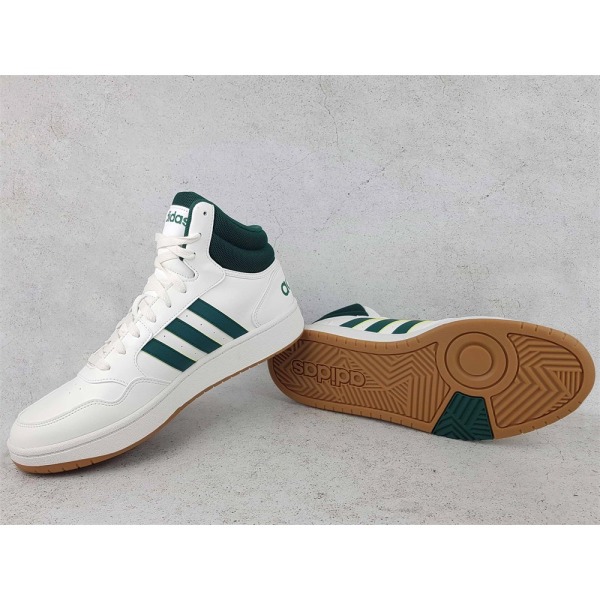 Sko Adidas Hoops 3.0 Mid Hvid 40