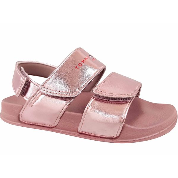 Sandaalit Tommy Hilfiger Logo Velcro Sandal Vaaleanpunaiset 29