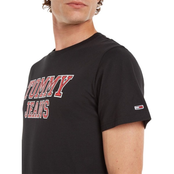 Shirts Tommy Hilfiger DM0DM16405BDS Svarta 184 - 188 cm/XL