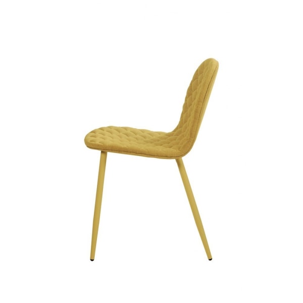 Krzesła Nord Lux Form Sonia Hunajan värinen,Kullanväriset H: 78 cm, W: 48 cm, D: 53 cm