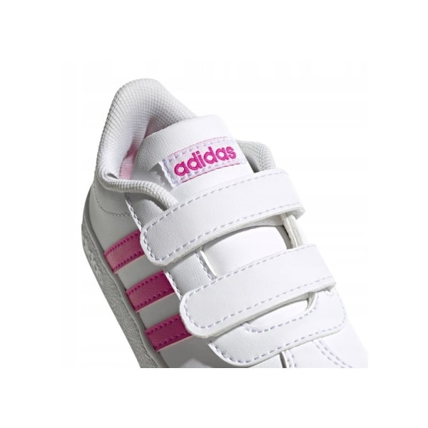 Puolikengät Adidas VL Court Valkoiset,Vaaleanpunaiset 25