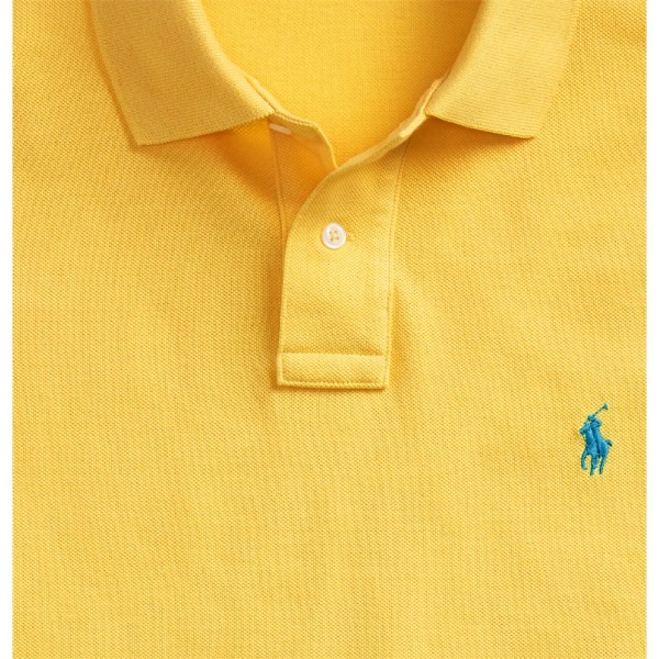 Shirts Ralph Lauren Polo Slim Fit Mesh Gula 168 - 172 cm/XS