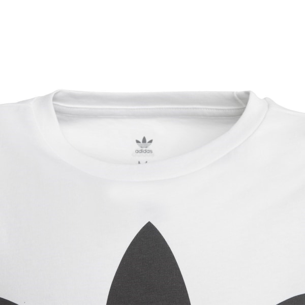 T-shirts Adidas Trefoil Junior Tee Hvid 123 - 128 cm/XS