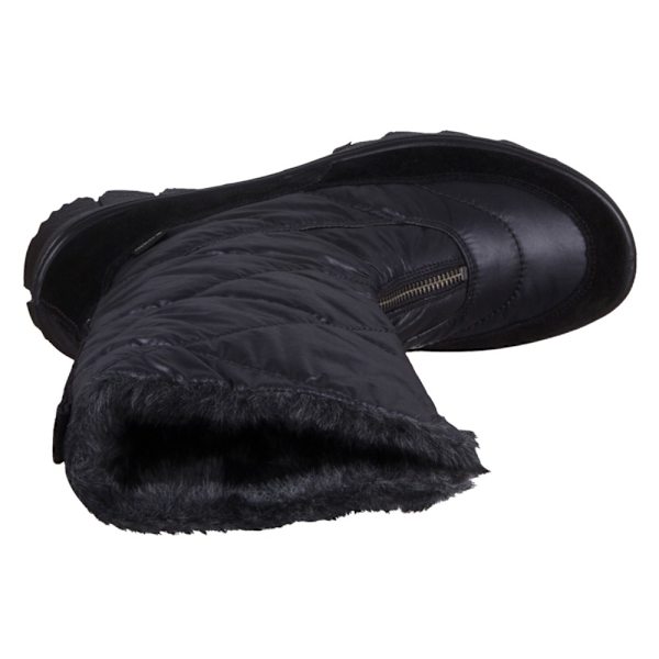 Snowboots Legero Novara Schwarz Velours Textil Gtx Sort 41