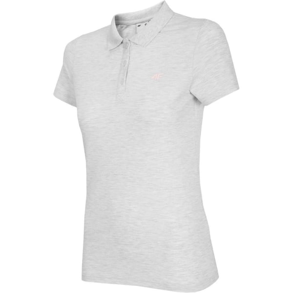 Shirts 4F NOSH4 TSD007 Biały Melanż Vit,Gråa 168 - 171 cm/M