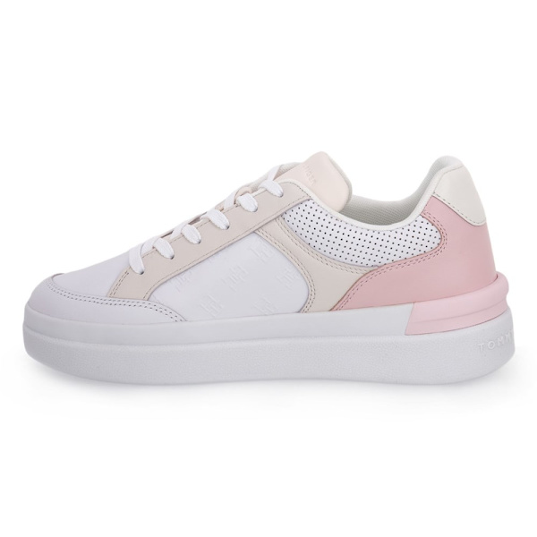 Puolikengät Tommy Hilfiger Th2 Embossed Court Valkoiset 39