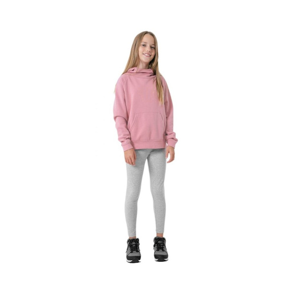 Puserot je Fleecet 4F JBLD002 Vaaleanpunaiset 122 - 127 cm