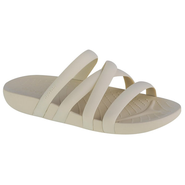 Tofflor Crocs Splash Strappy Sandal Krämiga 41