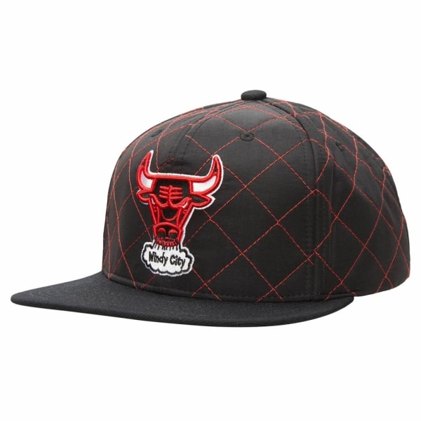 Hætter Mitchell & Ness Quilted Taslan Snapback Hwc Chicago Bulls Brun,Rød Produkt av avvikande storlek