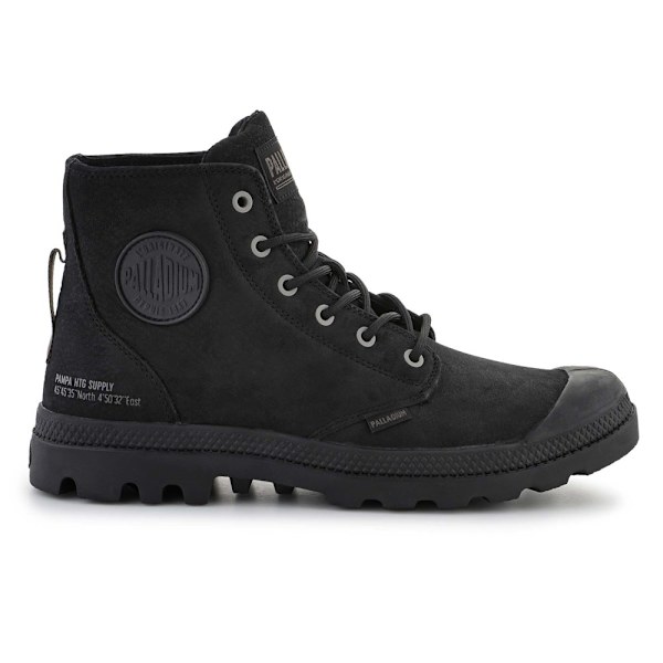 Skor Palladium Pampa HI Supply Lth Svarta 39