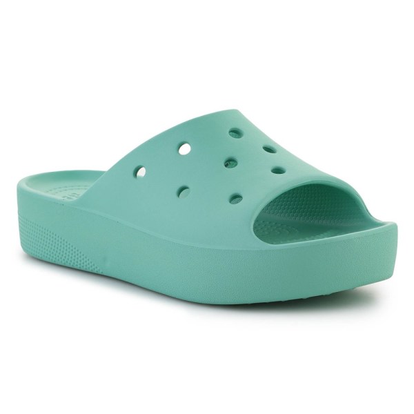 Tøffel Crocs Classic Platform Slide Celadon 36